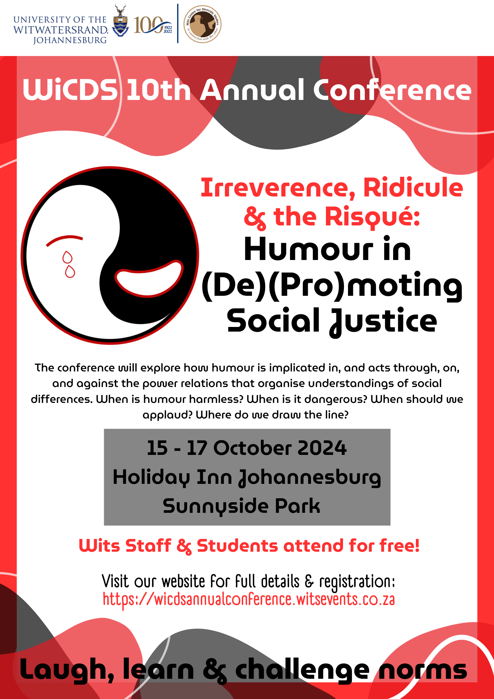WiCDS Annual Conference: Humour in (De)(Pro)moting Social Justice